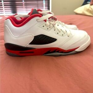 Gently worn Jordan’s, these are kids, but I wear a 7.5-8 in women’s